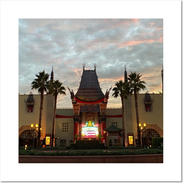 The Chinese Theater Wall Art by Disney Tips Guy